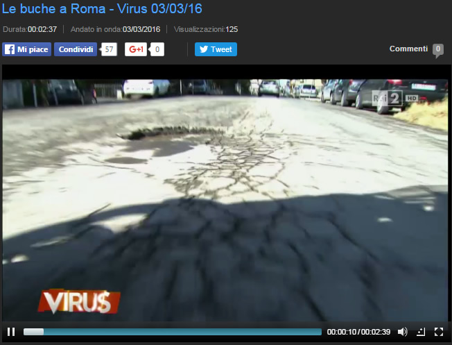 Le Buche a Roma - Trasmissione Virus Rai